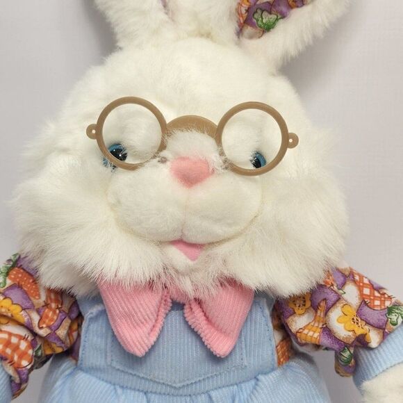 Vtg DANDEE Int Ltd Candyland Story Telling Animated  Easter Bunny - 14" Rare - Picture 4 of 12